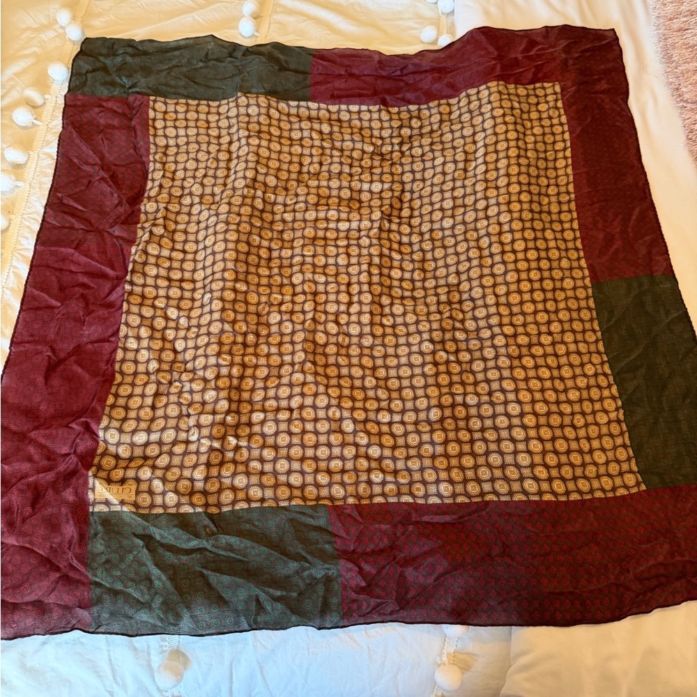 Multicolor Geometric Pattern Scarf